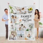 Custom Blanket for family photo blanket